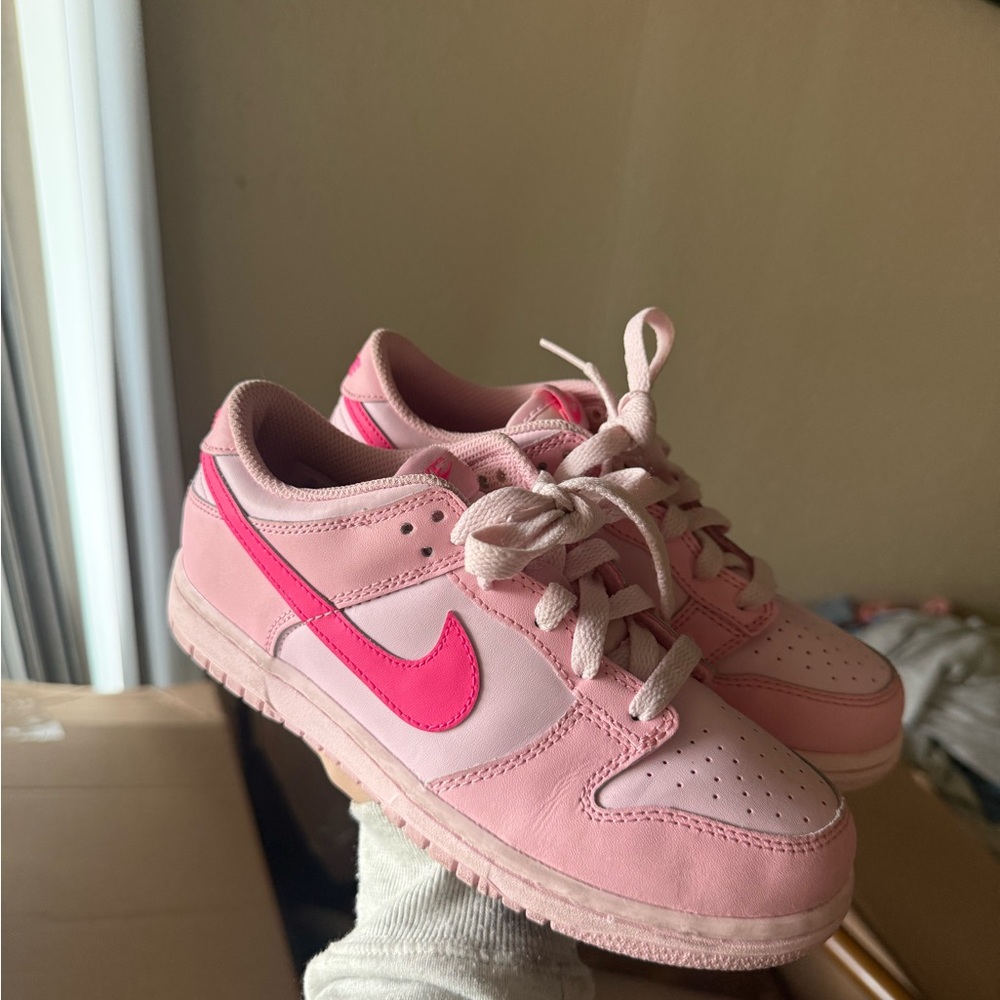 Nike Light Pink and Hot Pink Sneakers